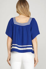 Load image into Gallery viewer, Game Day Flare Short Sleeve Top