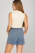 Load image into Gallery viewer, Washed Denim Shorts