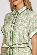 Load image into Gallery viewer, Drop Shoulder Woven Midi Dress