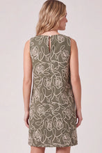 Load image into Gallery viewer, Sleeveless Embroidery Suede Mini Dress