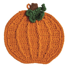 Load image into Gallery viewer, Crocheted Pumpkin Trivets