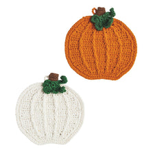 Load image into Gallery viewer, Crocheted Pumpkin Trivets