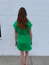 Load image into Gallery viewer, Scallop Hem Drawstring Luxe Knit Dress