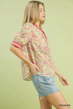 Load image into Gallery viewer, Floral Puff Sleeve Blouse
