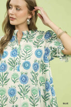 Load image into Gallery viewer, Floral Puff Sleeve Babydoll Dress