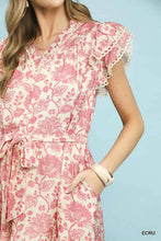 Load image into Gallery viewer, Ruffle Sleeve Frill V Neck Dress