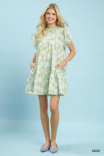 Load image into Gallery viewer, Floral Print Tiered Babydoll Dress