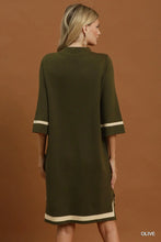 Load image into Gallery viewer, Mock Neck Knit Sweater Dress
