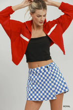 Load image into Gallery viewer, Checkered Wrap Skort