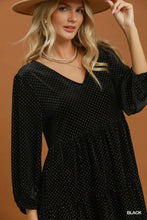 Load image into Gallery viewer, Velvet Tiered Midi Dress