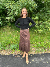 Load image into Gallery viewer, Long Animal Print Skirt