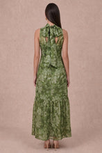 Load image into Gallery viewer, Soft Organza Mock Neck Maxi Dress