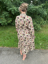 Load image into Gallery viewer, Ecru Floral Print Long Sleeve Dress