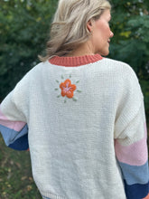 Load image into Gallery viewer, Striped Color Block Pattern Sweater