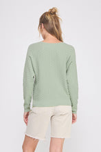 Load image into Gallery viewer, Fine Gauge Pointelle Sweather