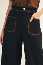 Load image into Gallery viewer, High Waist Wide Leg Stitch Pocket Detail Pants