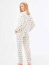 Load image into Gallery viewer, Sophie Navy Floral Foulard Pajama Pant Set
