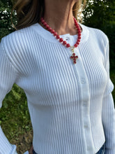 Load image into Gallery viewer, Ribbed Knit Crop Cardigan