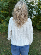 Load image into Gallery viewer, Cable Knit Long Sleeve Cardigan