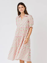Load image into Gallery viewer, Green Floral Fanfare Molly Dress