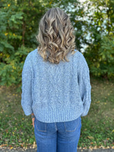 Load image into Gallery viewer, Cable Knit Long Sleeve Cardigan