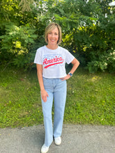 Load image into Gallery viewer, God Shade His Grace on Thee Graphic Crop Top