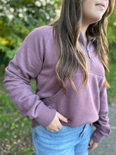 Load image into Gallery viewer, Ava Quarter Zip Hooded Fleece