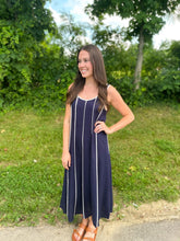 Load image into Gallery viewer, Striped Sleeveless Midi Dress