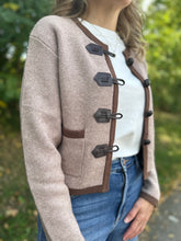 Load image into Gallery viewer, Brown Button Knit Cardigan