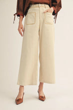 Load image into Gallery viewer, High Waist Wide Leg Stitch Pocket Detail Pants