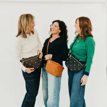 Load image into Gallery viewer, Chic Gold Studded Westlyn Bum Bag