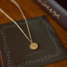 Load image into Gallery viewer, Embossed Cross Necklace