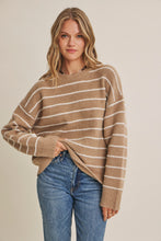 Load image into Gallery viewer, Contrast Striped Sweater