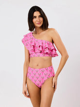 Load image into Gallery viewer, Katelyn Sunshower Flower Pink Two Piece Swimsuit