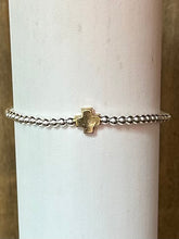 Load image into Gallery viewer, enewton Extends - Signature Cross Pattern 3mm Bead Bracelet - Mixed Metal