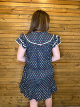 Load image into Gallery viewer, Navy Floral Print Dress