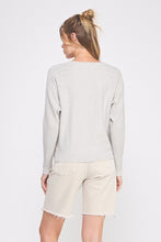 Load image into Gallery viewer, Fine Gauge Braided Pointelle Sweater