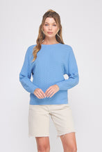 Load image into Gallery viewer, Fine Gauge Pointelle Sweather