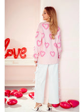 Load image into Gallery viewer, Heart Shape Bubble Sleeve Sweater
