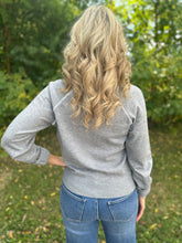 Load image into Gallery viewer, Stitch Detail Button Down Cardigan