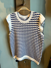 Load image into Gallery viewer, Blue/White Wave Oakley Sweater