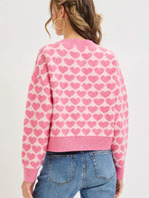 Load image into Gallery viewer, Sweet Heart Button Cardigan