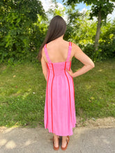 Load image into Gallery viewer, Striped Sleeveless Midi Dress