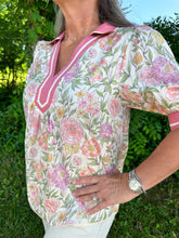 Load image into Gallery viewer, Floral Puff Sleeve Blouse
