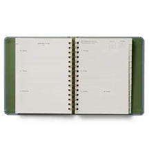 Load image into Gallery viewer, 2027 Paisley 17-Month Academic Covered Spiral Planner