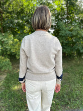 Load image into Gallery viewer, Knit Flag Pattern Sweater