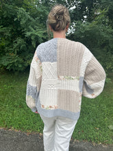 Load image into Gallery viewer, Balloon Sleeve V Neck Cardigan