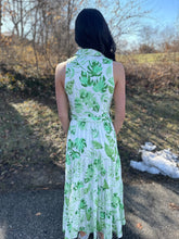 Load image into Gallery viewer, Palm Button Up Midi Dress