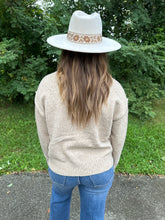 Load image into Gallery viewer, Bottom Slit Crew Neck Sweater