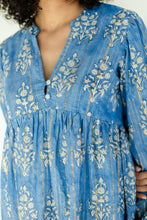 Load image into Gallery viewer, Fern Provincial Blue Dress